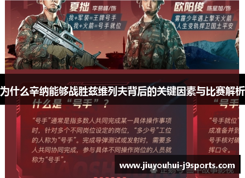 为什么辛纳能够战胜兹维列夫背后的关键因素与比赛解析
